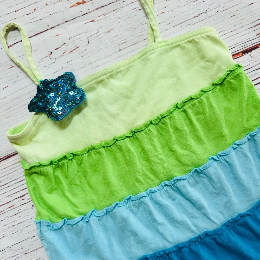 Justice Green and Blue Layered Camisole